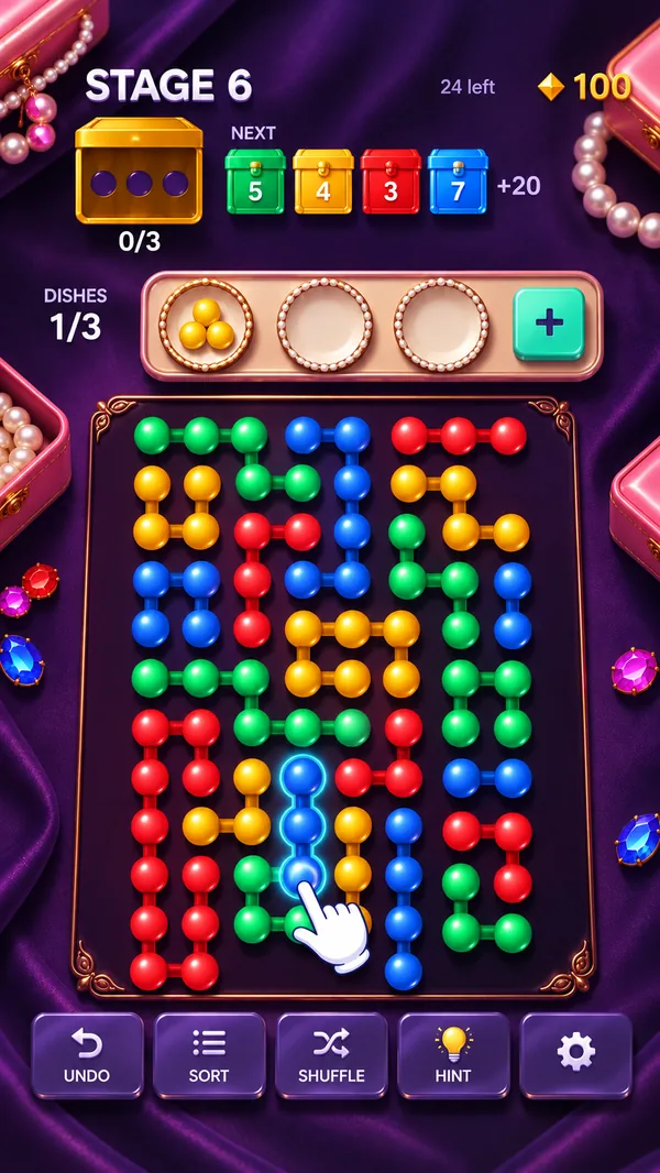 Necklace Jam gameplay screenshot