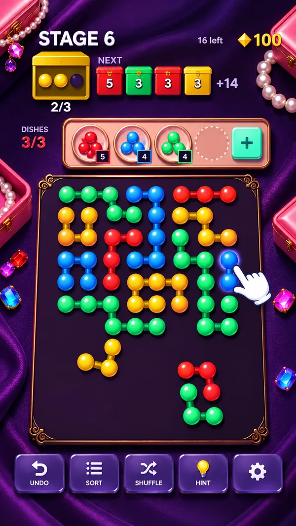 Necklace Jam gameplay screenshot